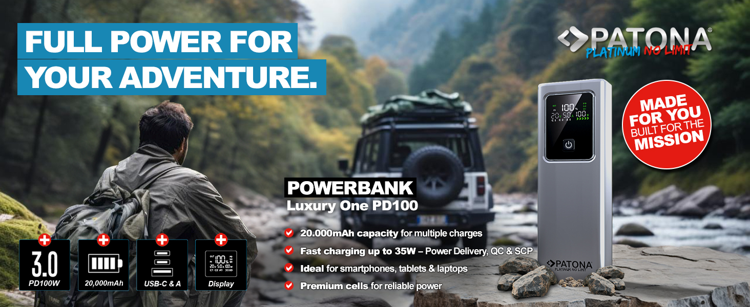 PATONA Platinum Power Bank Luxury One PD100