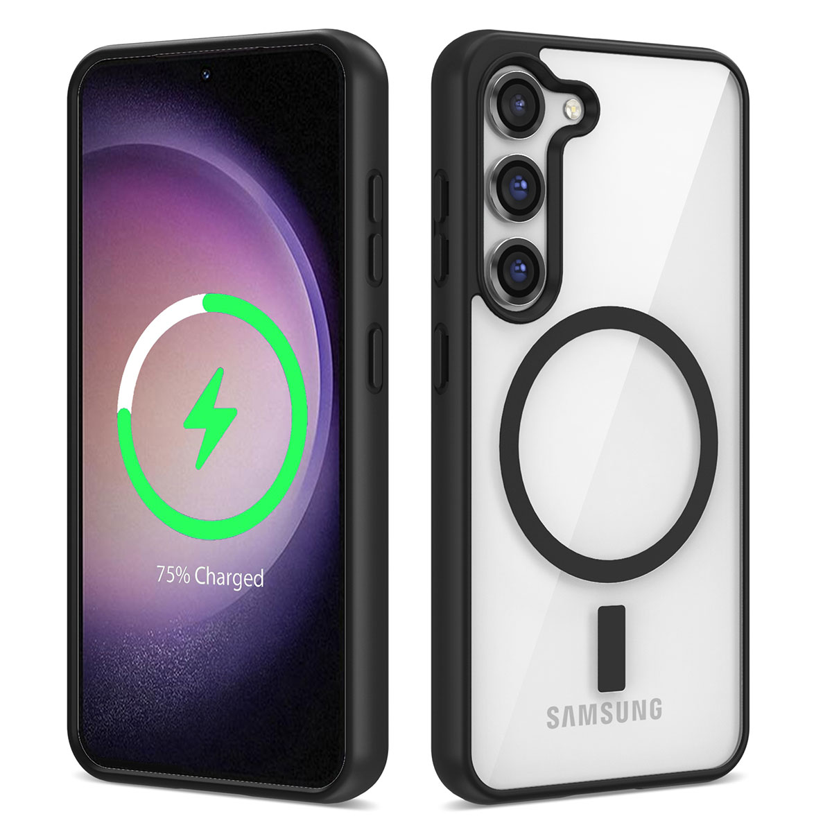 Galaxy S22 Plus Kılıf M-safe Wireless Şarj Özellikli Silikon Zore Ege Kapak - 7
