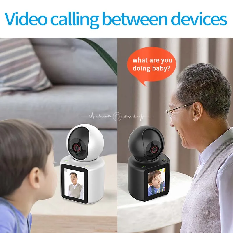 2.8 inç renkli ekran bebek monitörü kamera Video çocuklar büyükleri bakımı için akıllı ev güvenlik kablosuz gözetim kamera arayarak