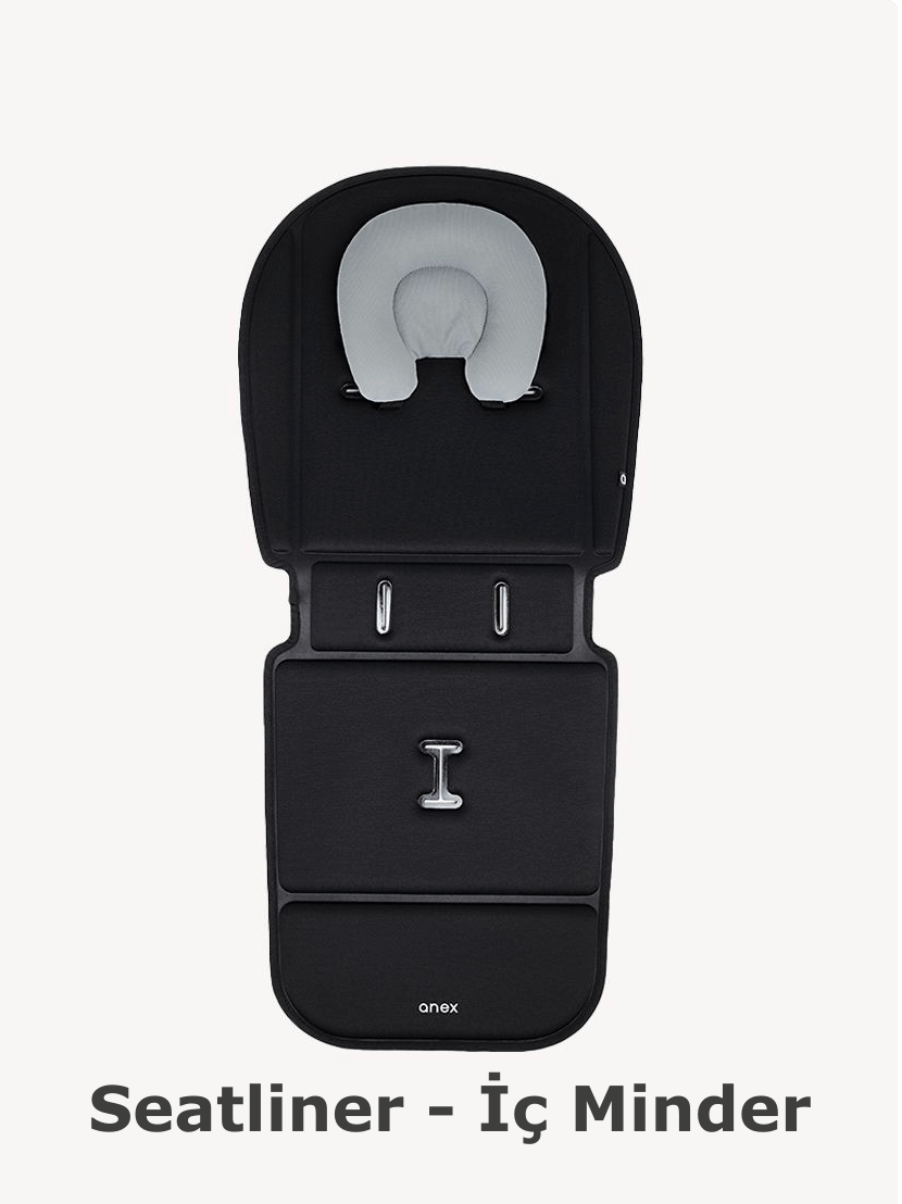 Tüm bebek arabaları ile uyumlu iç minder - seatliner