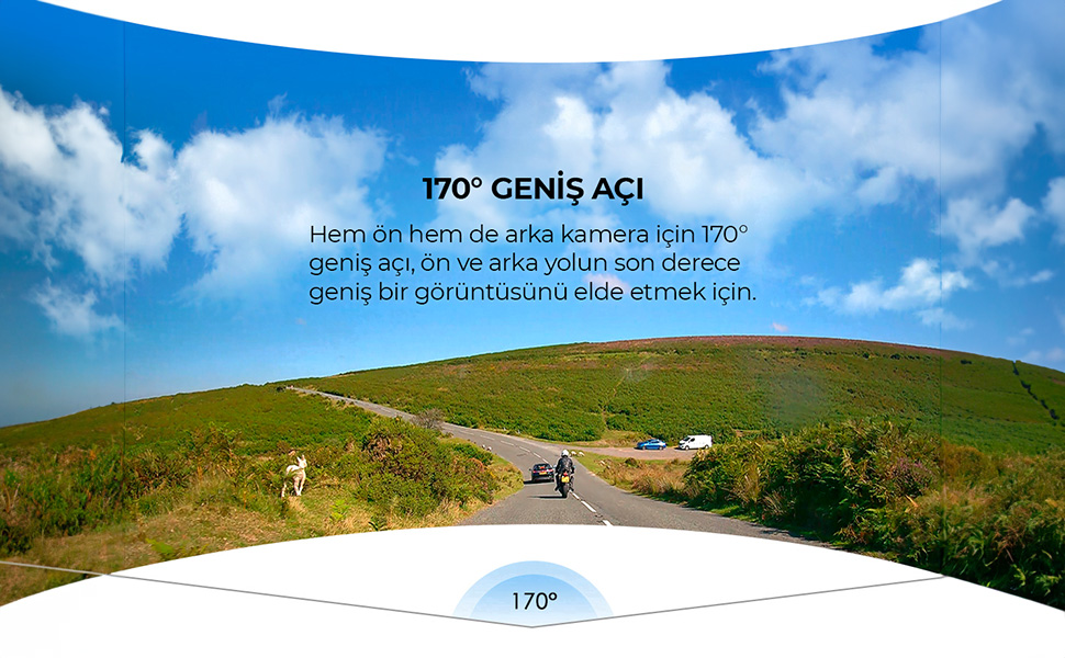 Viofo,MT1,Motosiklet kamerası,Wifi,GPS,Bisiklet,Yahama