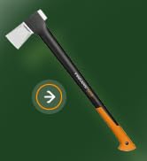 Fiskars, balta, balta, yarma baltası, yarma baltası, ahşap yarıkları