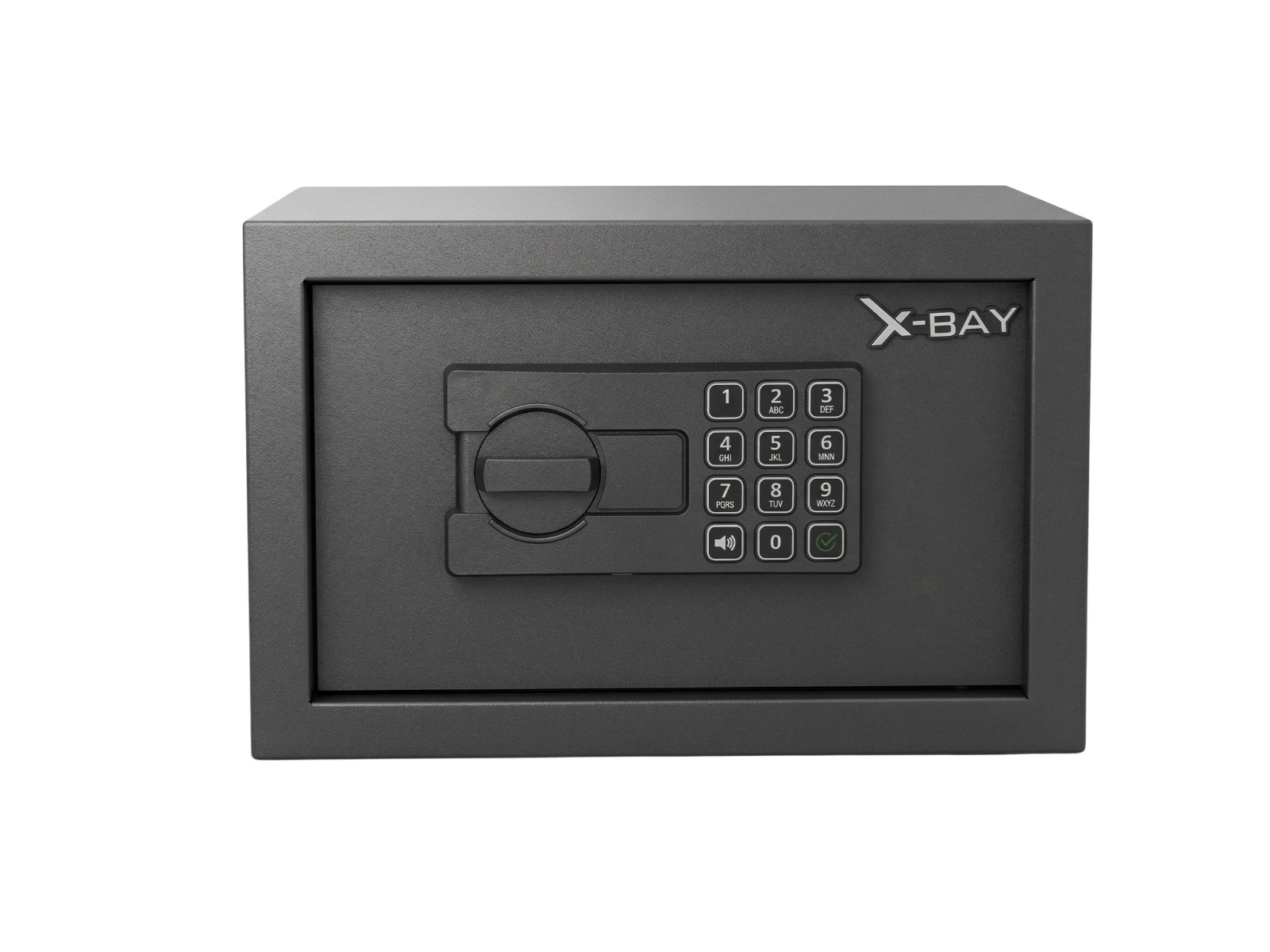 X-Bay XB-2000 elektronik dijital çelik kasa önden görünüm
