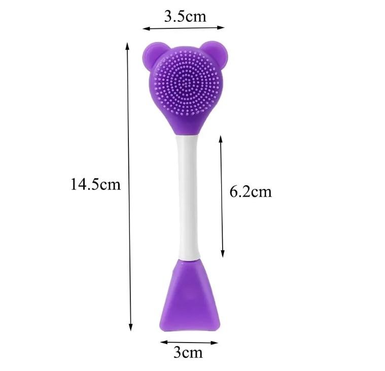 ANKAVERSE® Cilt Bakım Fırçası ve Maske Spatulası - Görsel 2