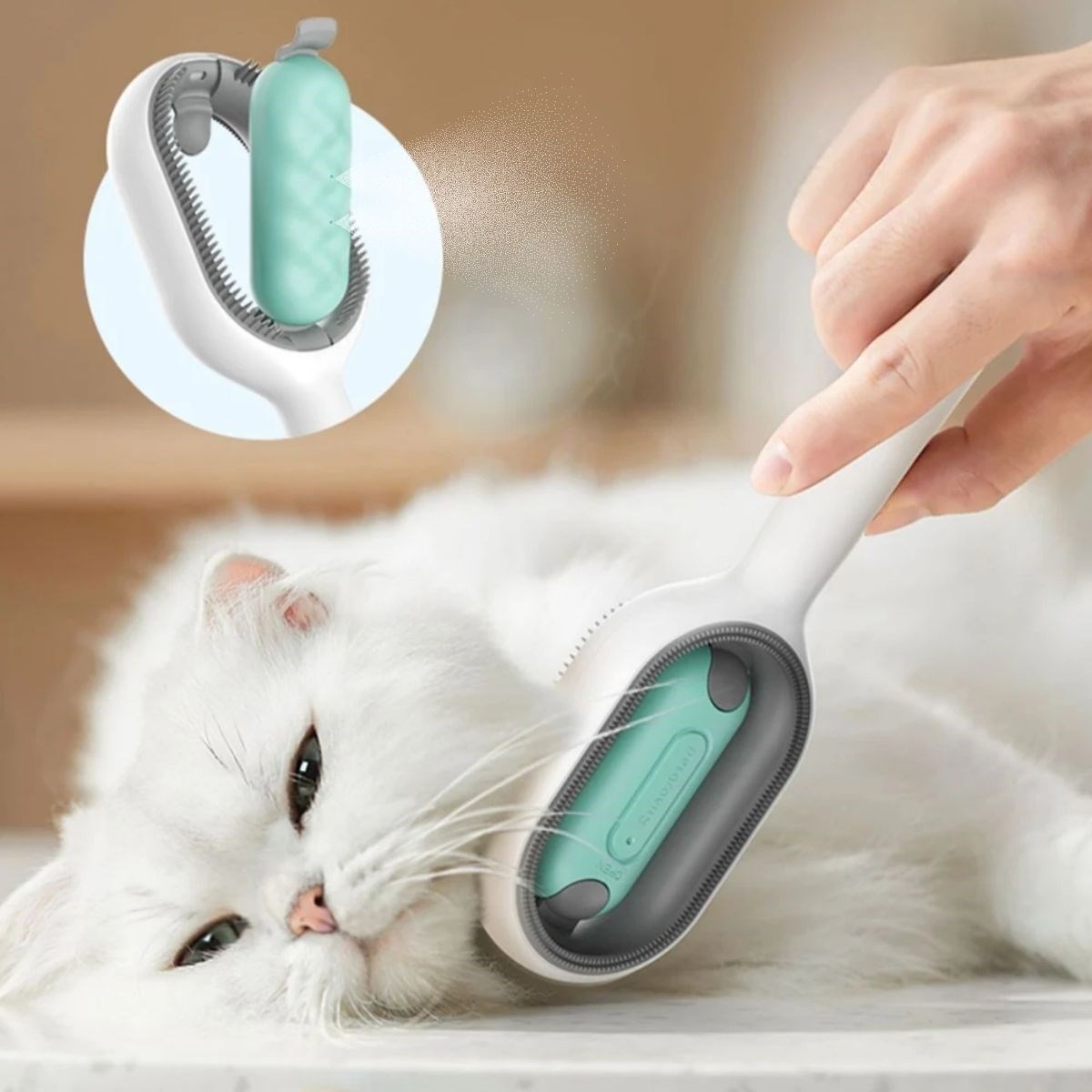 ANKAVERSE Su Hazneli Pet Tarağı
