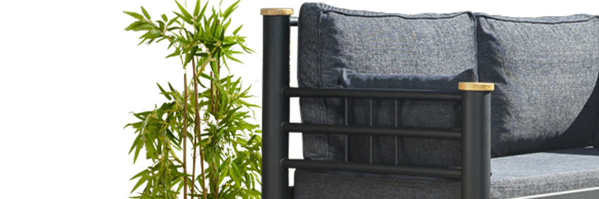 Kappis Dk Metal Sofa Sedir 70x140 Siyah-Antrasit