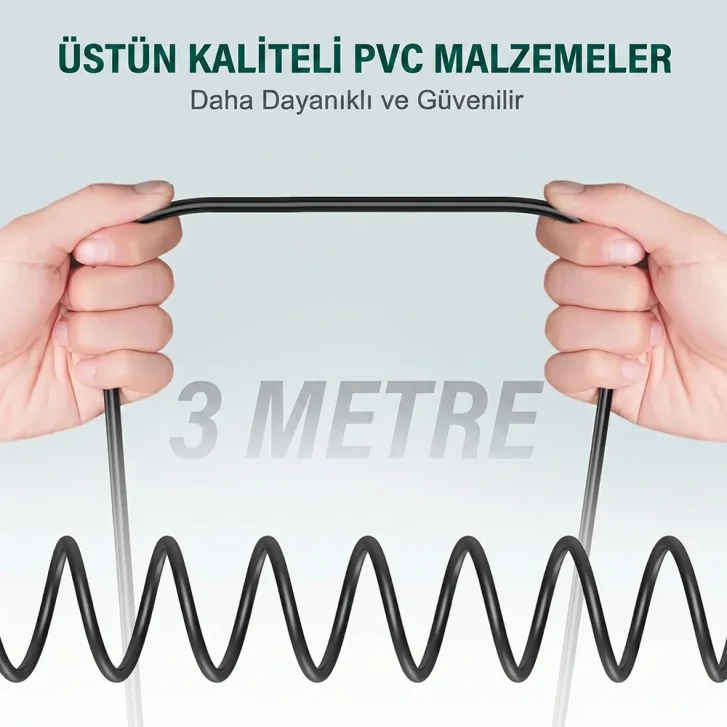 Fifine L9 Üstün Kaliteli PVC 3 Metre Kablo