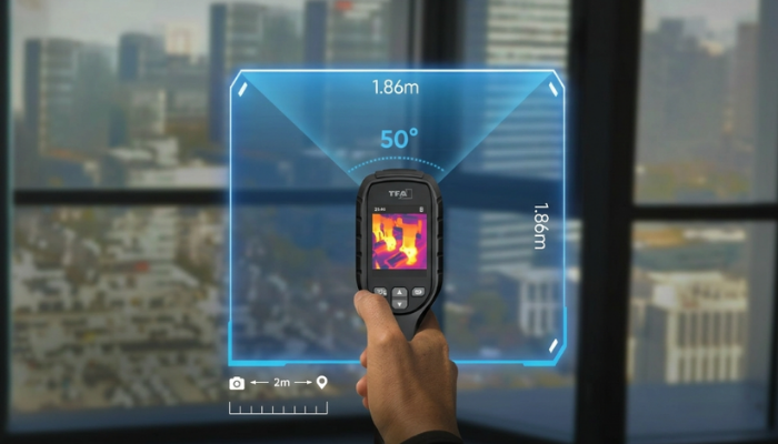 TFA 31.1144.01 'VisualTemp' Ekonomik Seri Termal Kamera Geniş Açılı Ölçüm