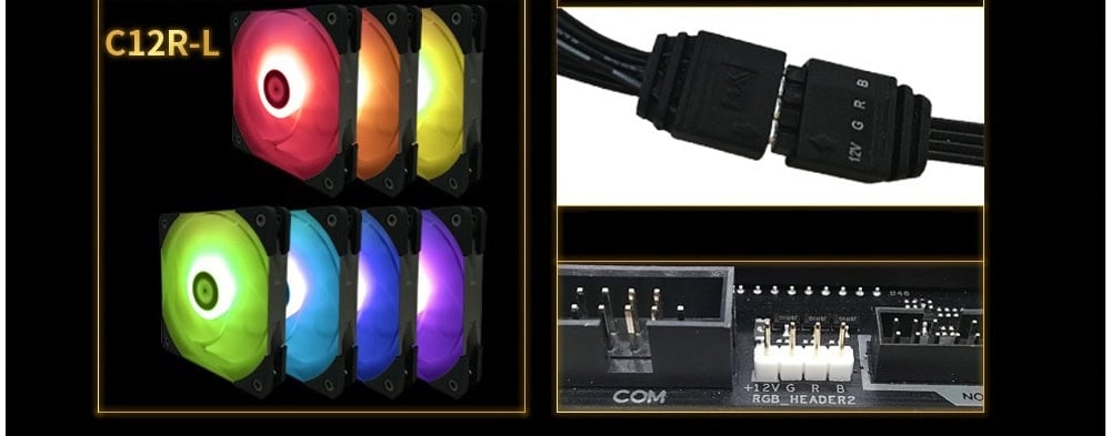 Thermalright Tl C12r L Rgb 3’lü Kasa Fanı H5