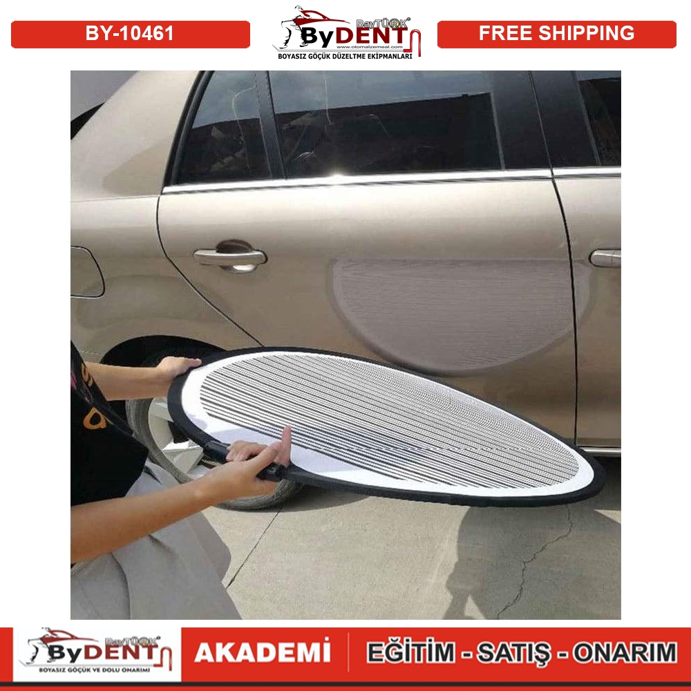 Pdr Boyasız Göçük Düzeltme Çizgili Göçük Belirleme Reflektör Katlanabilir 80cm