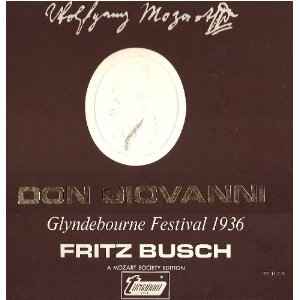 Pochette de l'album Wolfgang Amadeus Mozart - Don Giovanni Glyndebourne Festival 1936