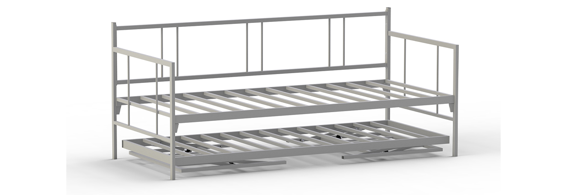 Forte Yavrulu Daybed-Beyaz