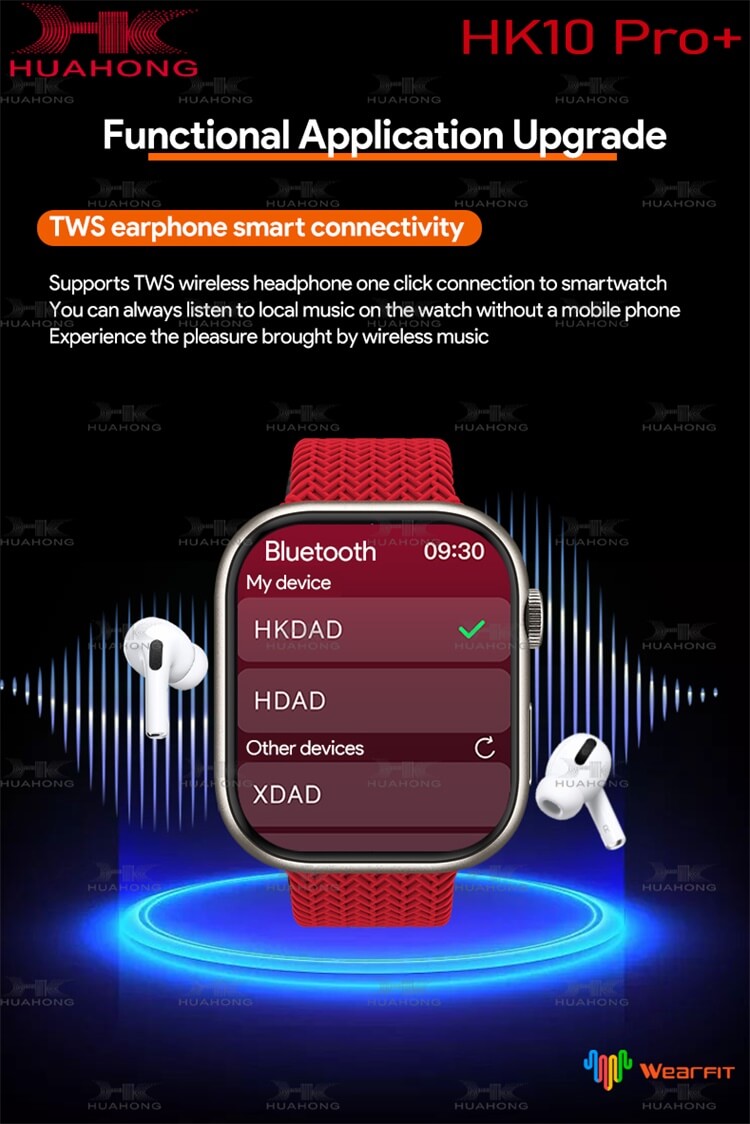 HK10 PRO+Smartwatch 2.02 Inches AMOLED Screen New Album Features Application Market-Shenzhen Shengye Technology Co.,Ltd