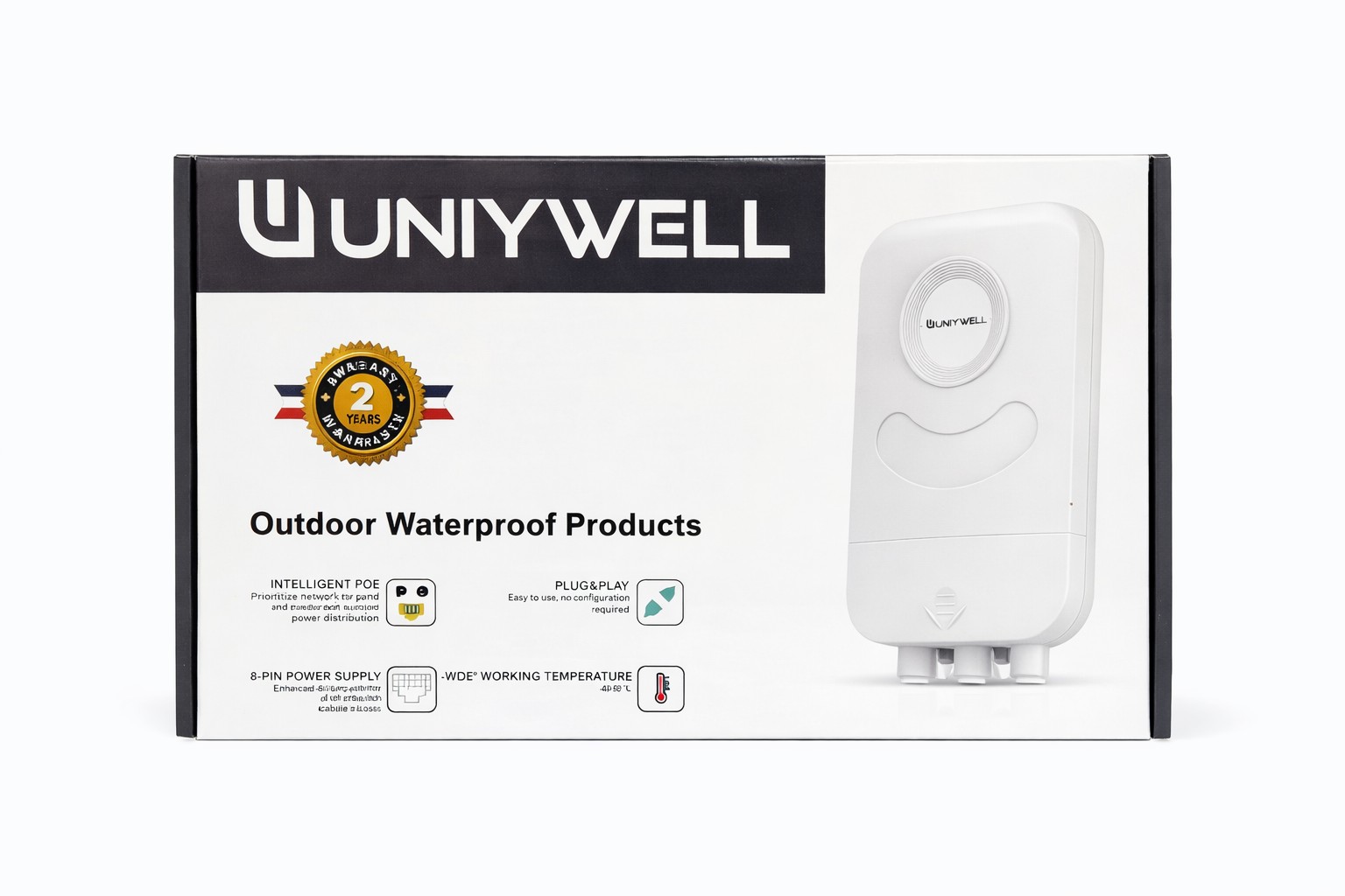 UNIYWELL UNW-AP41A Outdoor Acces Point - 4 Port Poe Switch