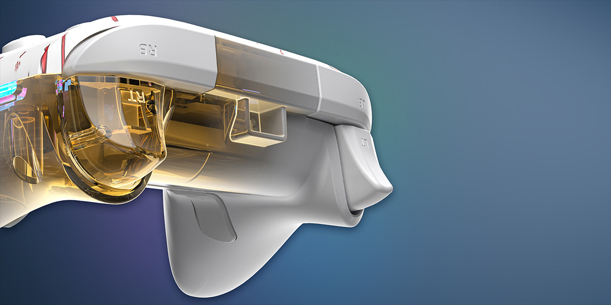 GamePower Force RGB Kablosuz Beyaz Gamepad (2.4G, Bluetooth,Kablolu)