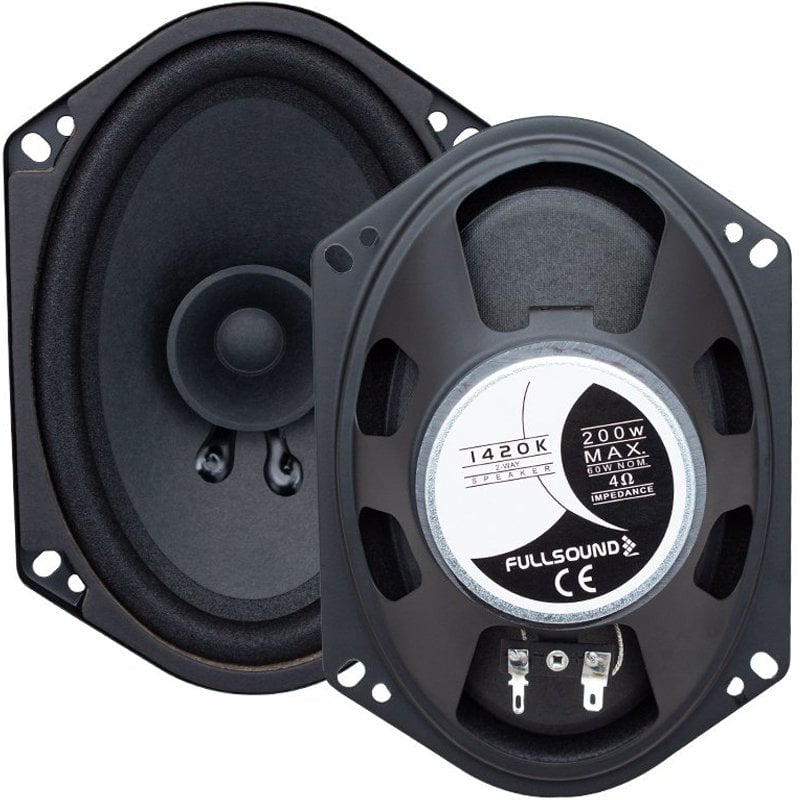 Fullsound 1420K Ford Oval 200 Watt 2 Yollu 5x7 Cm İkili Takım Oto Hoparlör