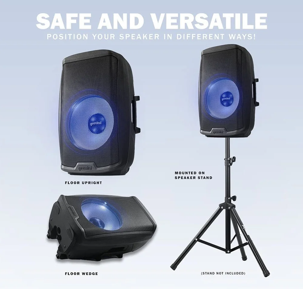 Gemini Aktif 15 İnç Bluetooth Hoparlör 6