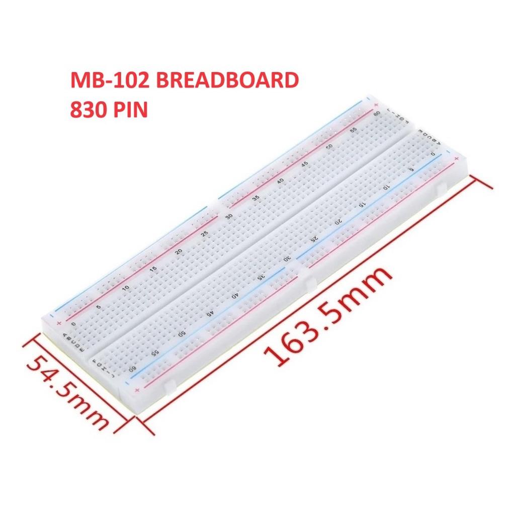 Büyük Boy Breadboard 830 Pin MB-102