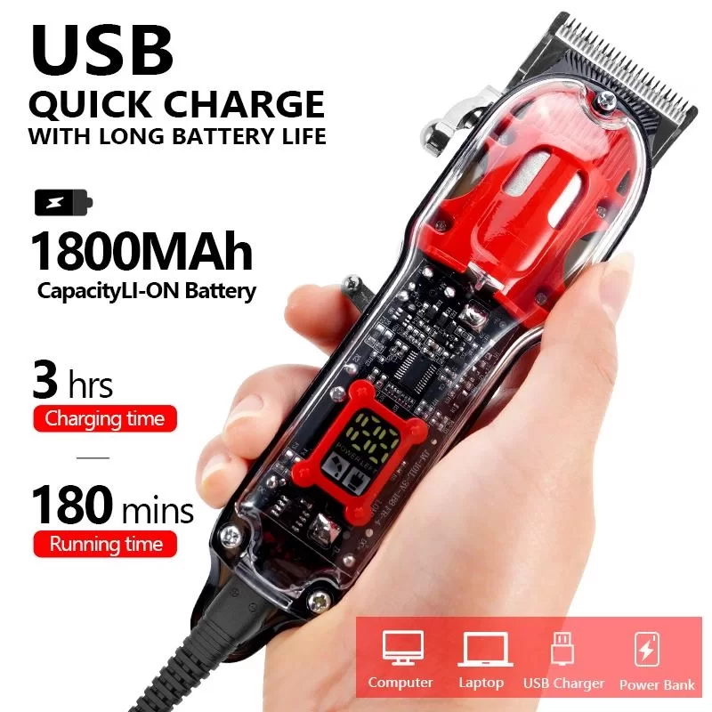 Dearling Şarjlı Saç Kesme Makinesi RF-107 ön görünüm