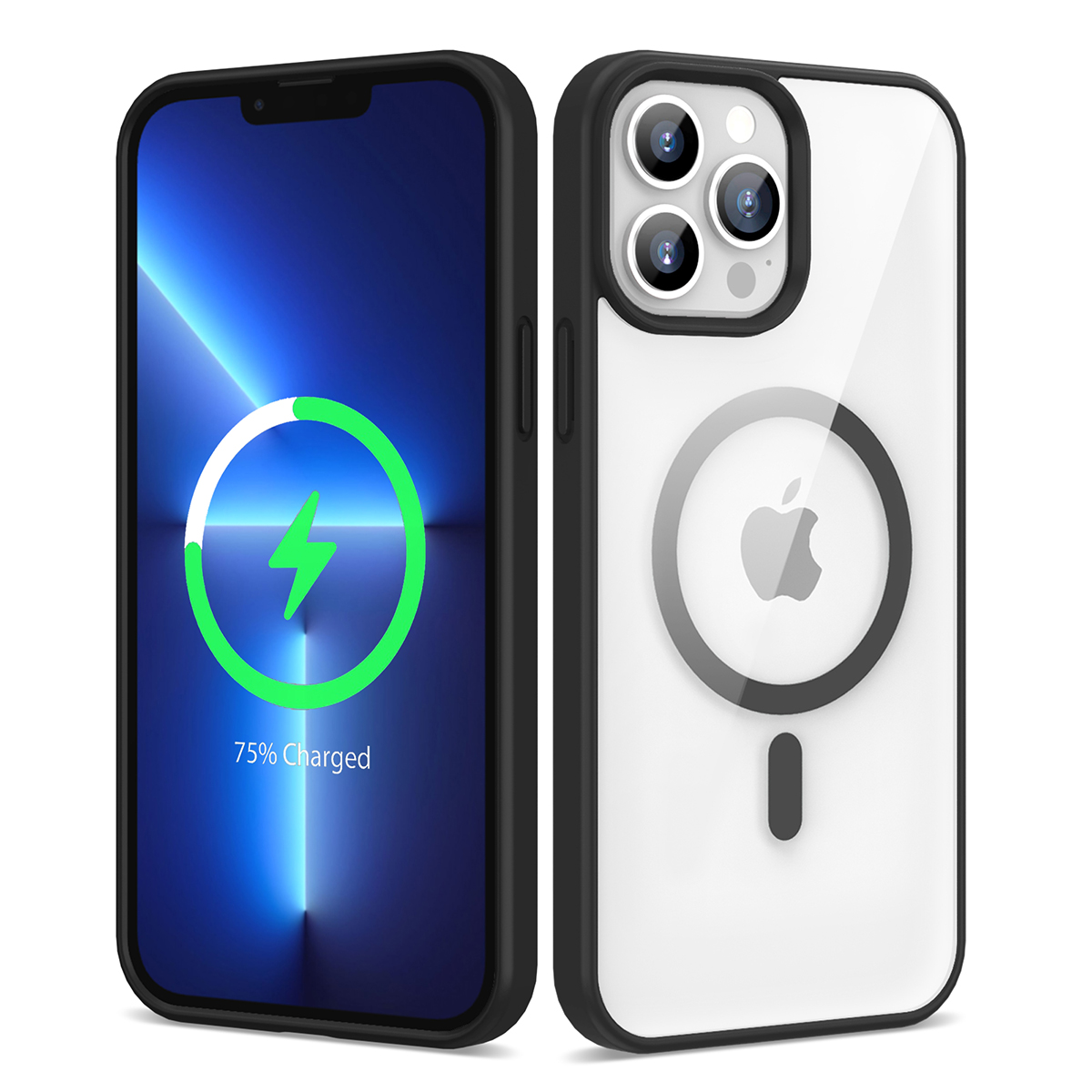 Apple iPhone 13 Pro Kılıf M-safe Wireless Şarj Özellikli Silikon Zore Ege Kapak - 2