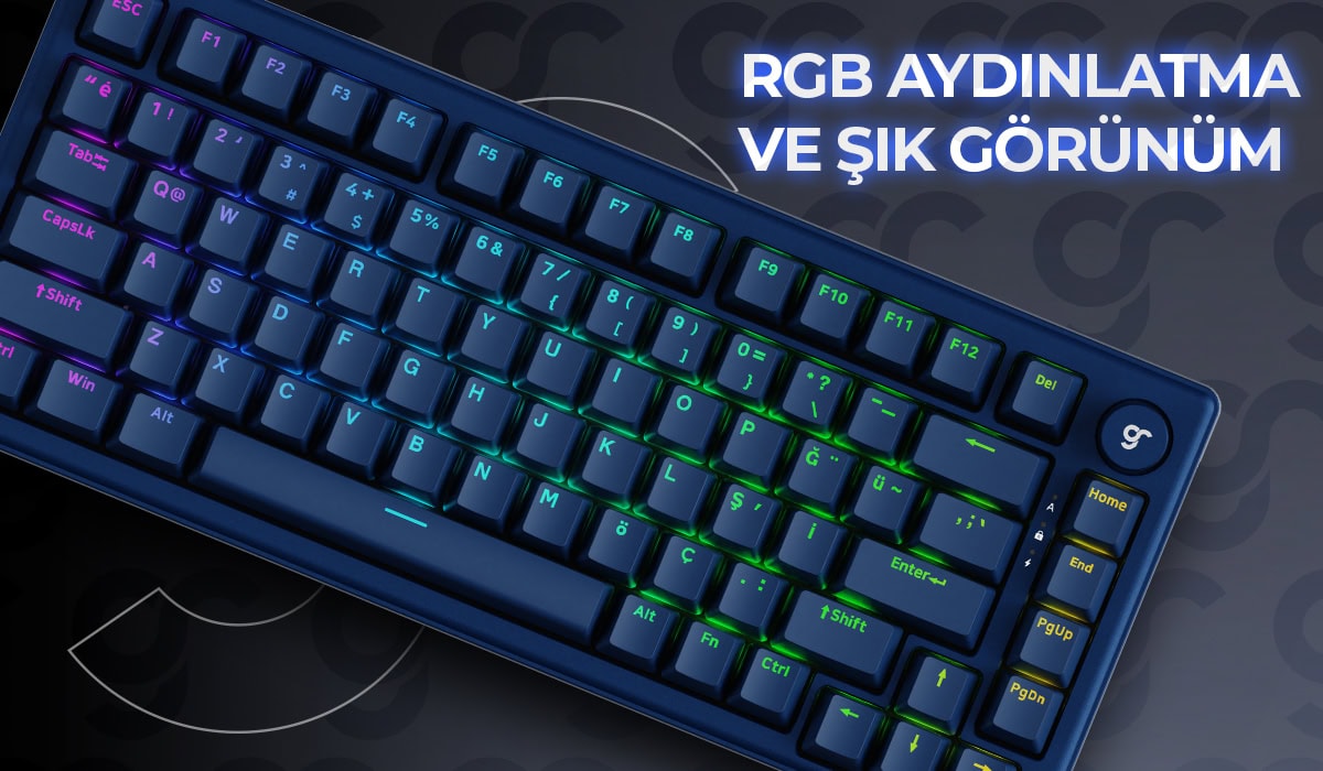 RGB Aydınlatma ve Şık Görünüm