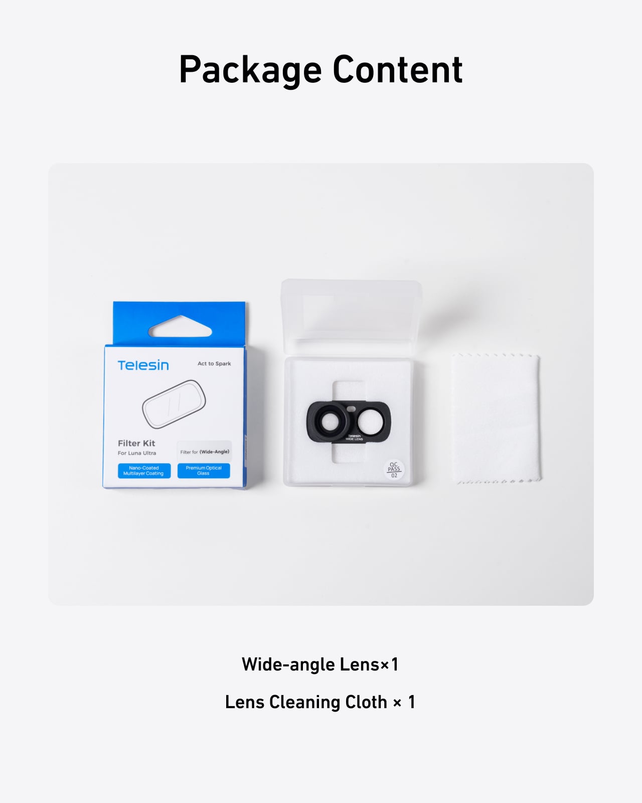 Telesin Luna Ultra Geniş Açı Lens