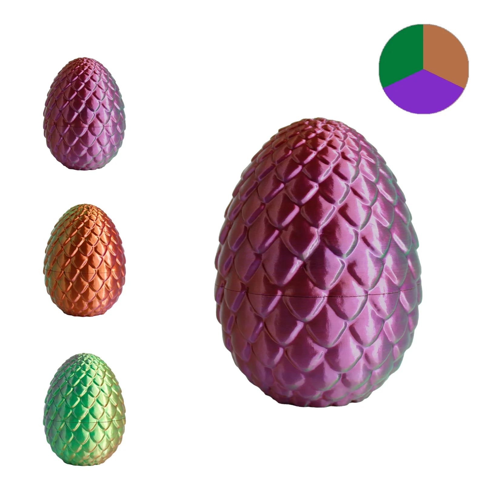 RhinoLab Silk Triple Color Green Purple Copper Görseli