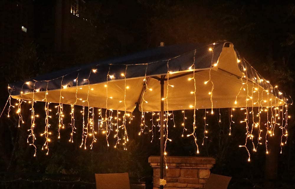 OBEV 8 Fonksiyonlu Dekoratif Saçak Led Sarkıt Perde Led ...