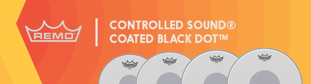 REMO CONTROLLED SOUND&reg; COATED BLACK DOT&trade;