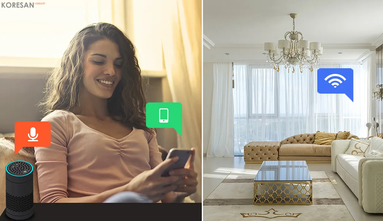 WiFi Kuru Kontak Röle sesli ve uzaktan kontrol özelliği