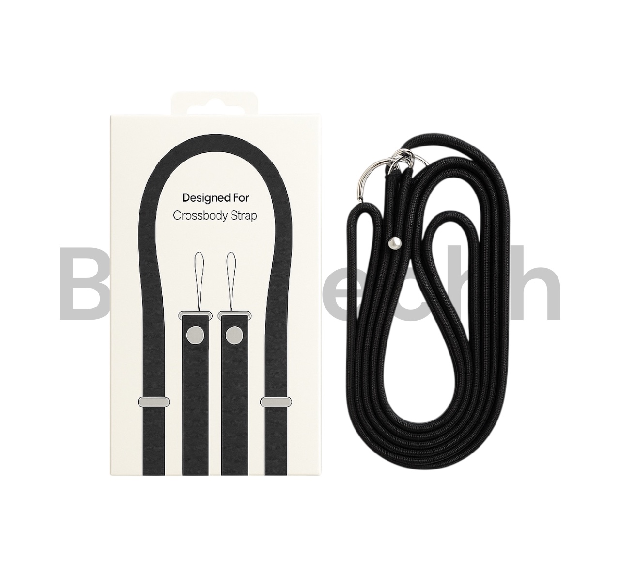 Gri crossbody telefon askısı ipi