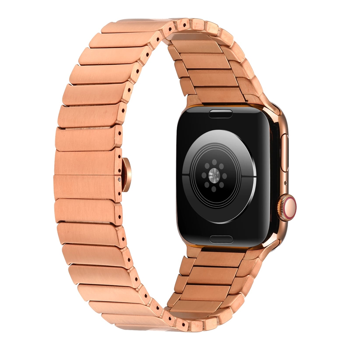 ​​​Apple Watch 7 41mm Kordon KRD-79 Metal Strap Kayış - 10