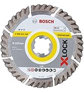 Bosch Professional 1 x elmas kesme diski, standart (evrensel, X-LOCK, Ø125 mm, delik çapı: 22,23 ...