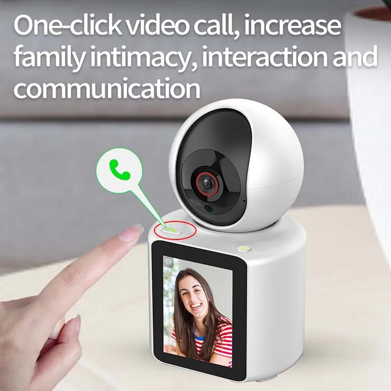 2.8 inç renkli ekran bebek monitörü kamera Video çocuklar büyükleri bakımı için akıllı ev güvenlik kablosuz gözetim kamera arayarak