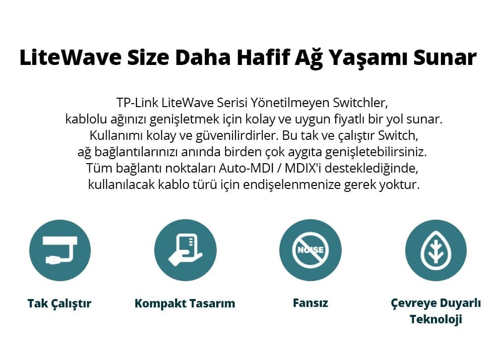 TP-Link LS-1008 8 Port 10 - 100 Mbps Ethernet Switch