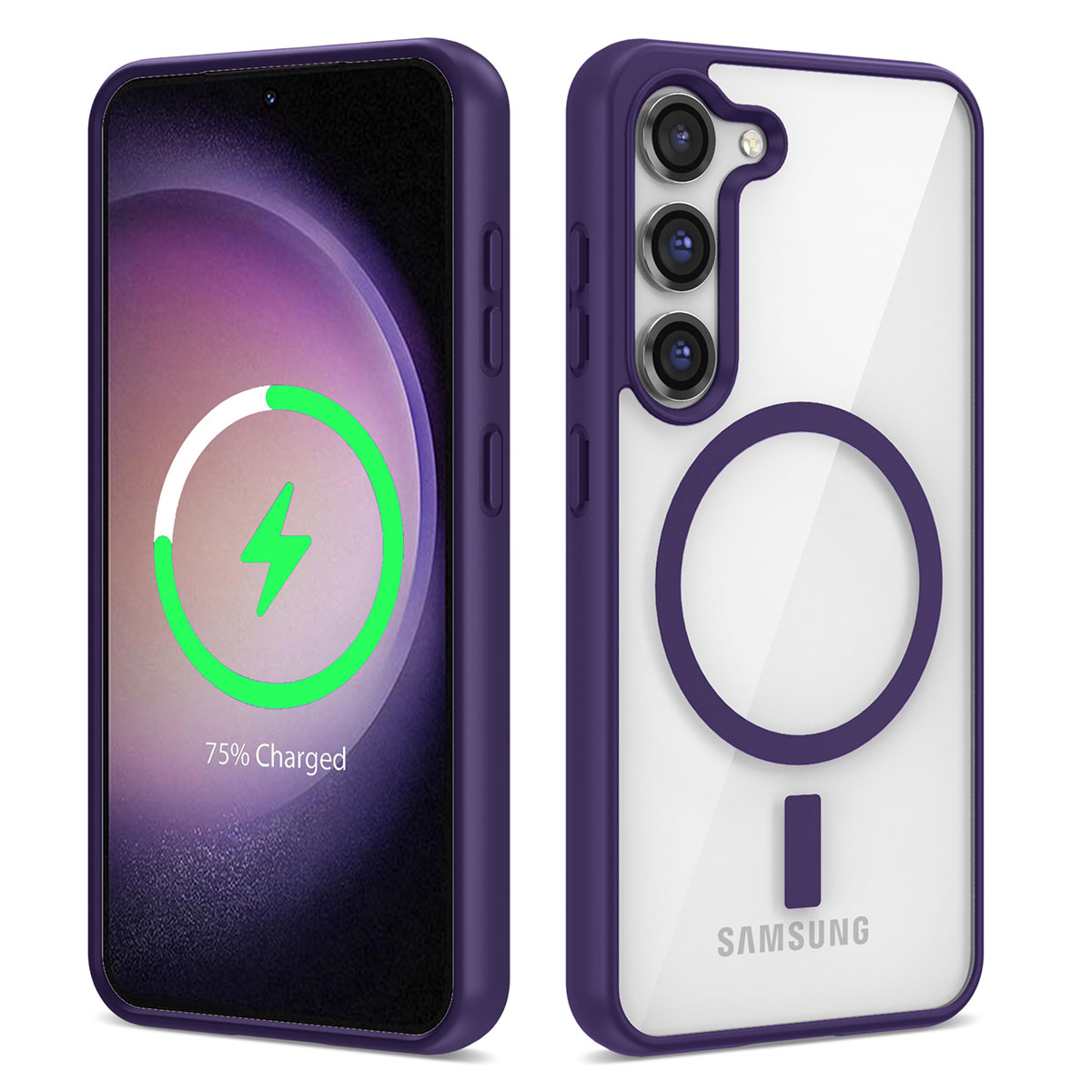 Galaxy S22 Plus Kılıf M-safe Wireless Şarj Özellikli Silikon Zore Ege Kapak - 6