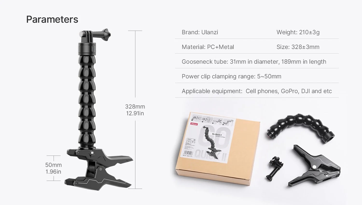 Ulanzi Go-Quick II Magnetic Quick Release Mount Cl
