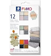 STAEDTLER 8013 C12-5 FIMO Effect Fırın Sertleştirici Polimer Modelleme Kili - Boho, Çeşitli Renkler (...