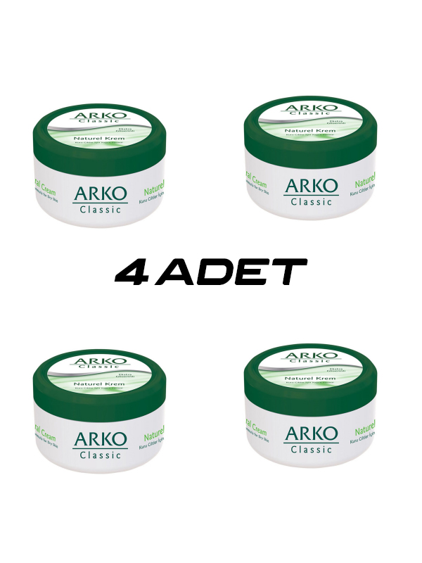 ANKAVERSE® 4 adet Arko Classic Naturel El Kremi 150 ml - görsel 2