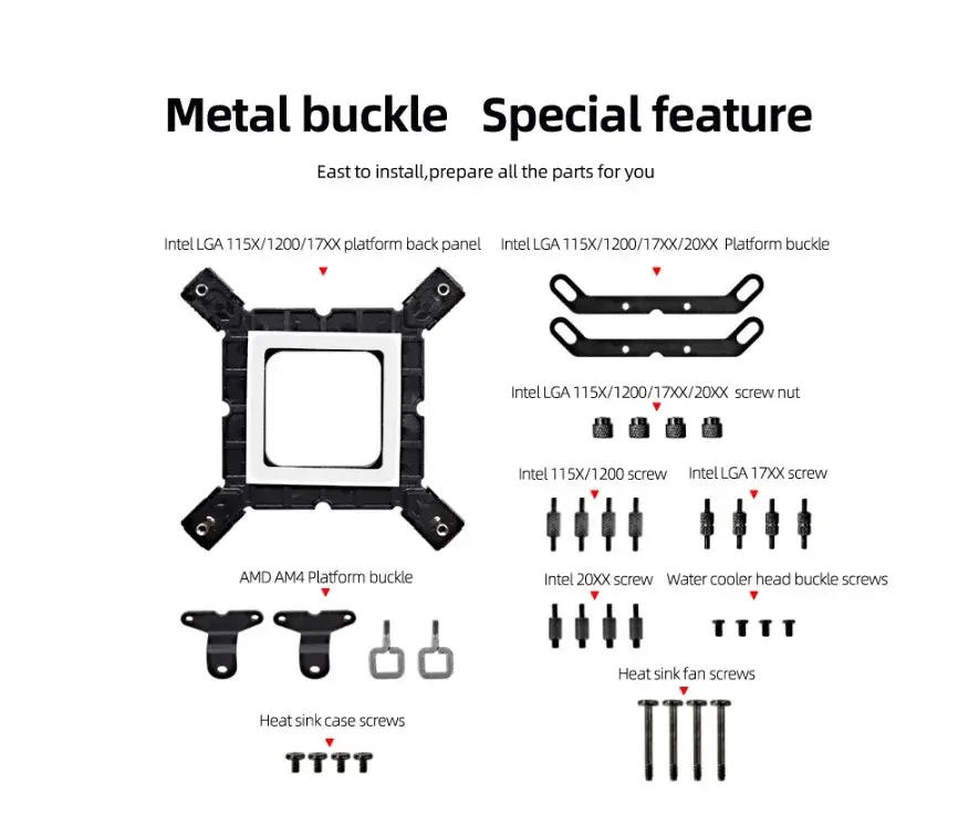 Segotep BeCool 120S ARGB Siyah Sıvı İşlemci Soğutucusu (LGA1700 Uyumlu)