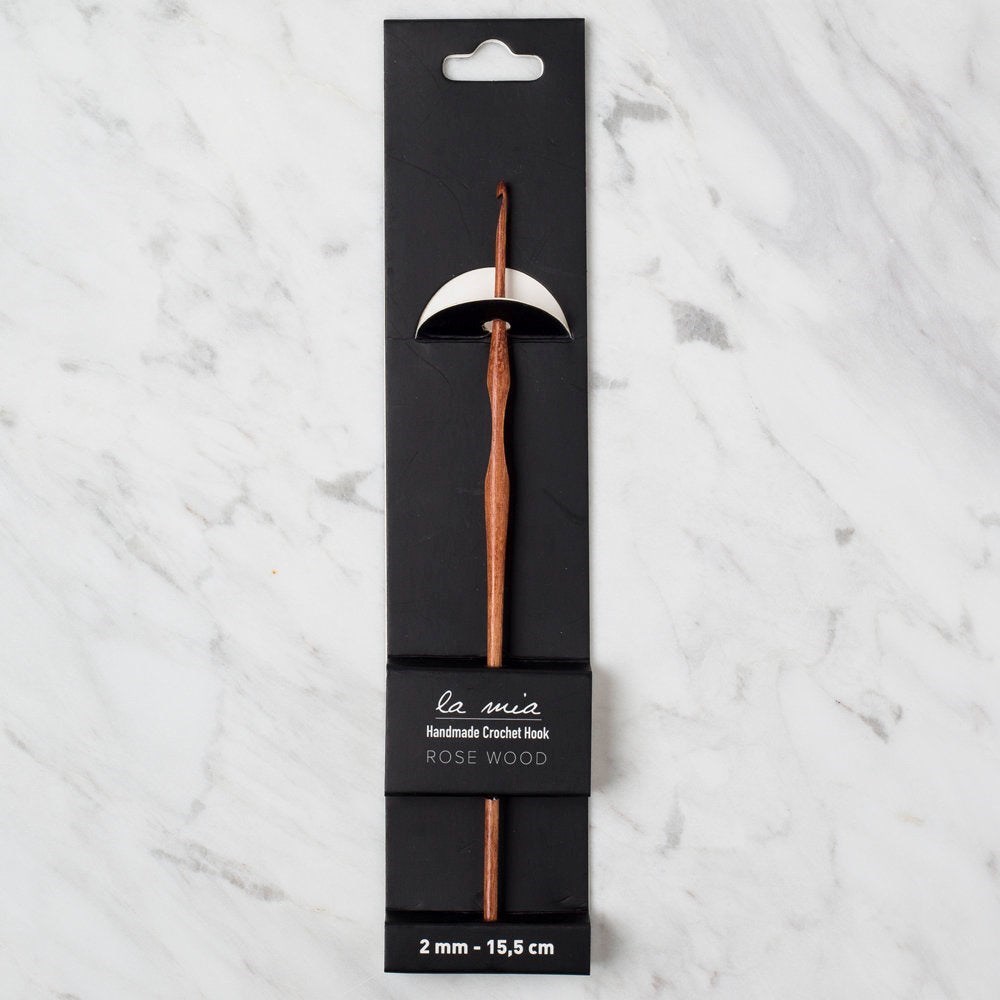 ANKAVERSE® La Mia Rosewood 2 mm 15.5 cm Ahşap Yün Tığ