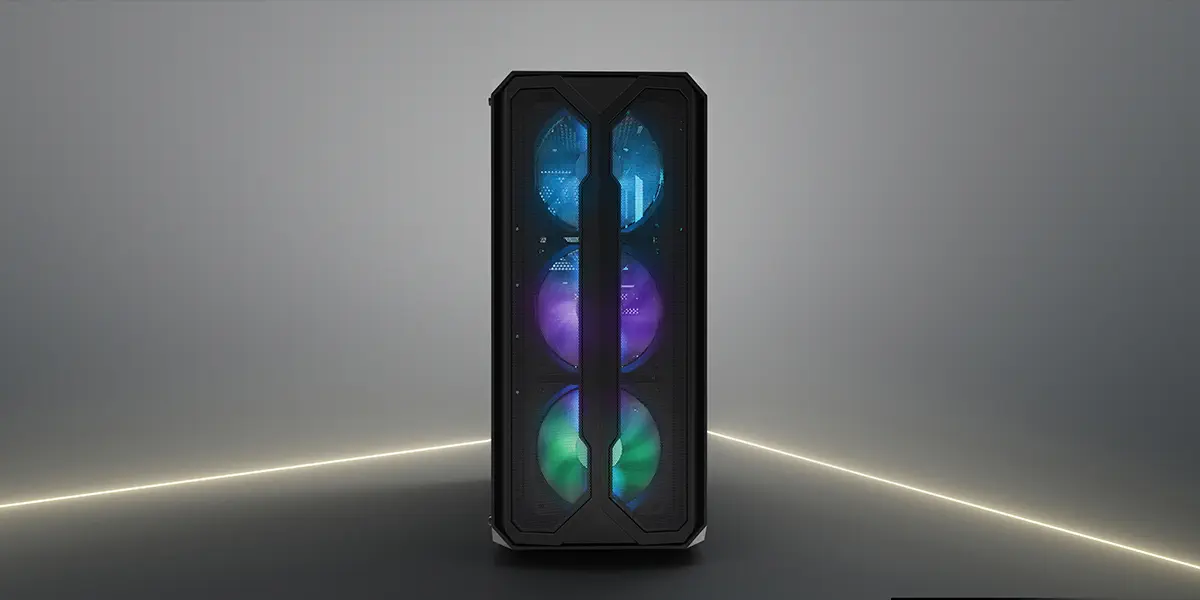 GamePower Aura 4*120mm Siyah Fan A-RGB Şerit Led 550W 80+ Bronze Power Supply Gaming Kasa