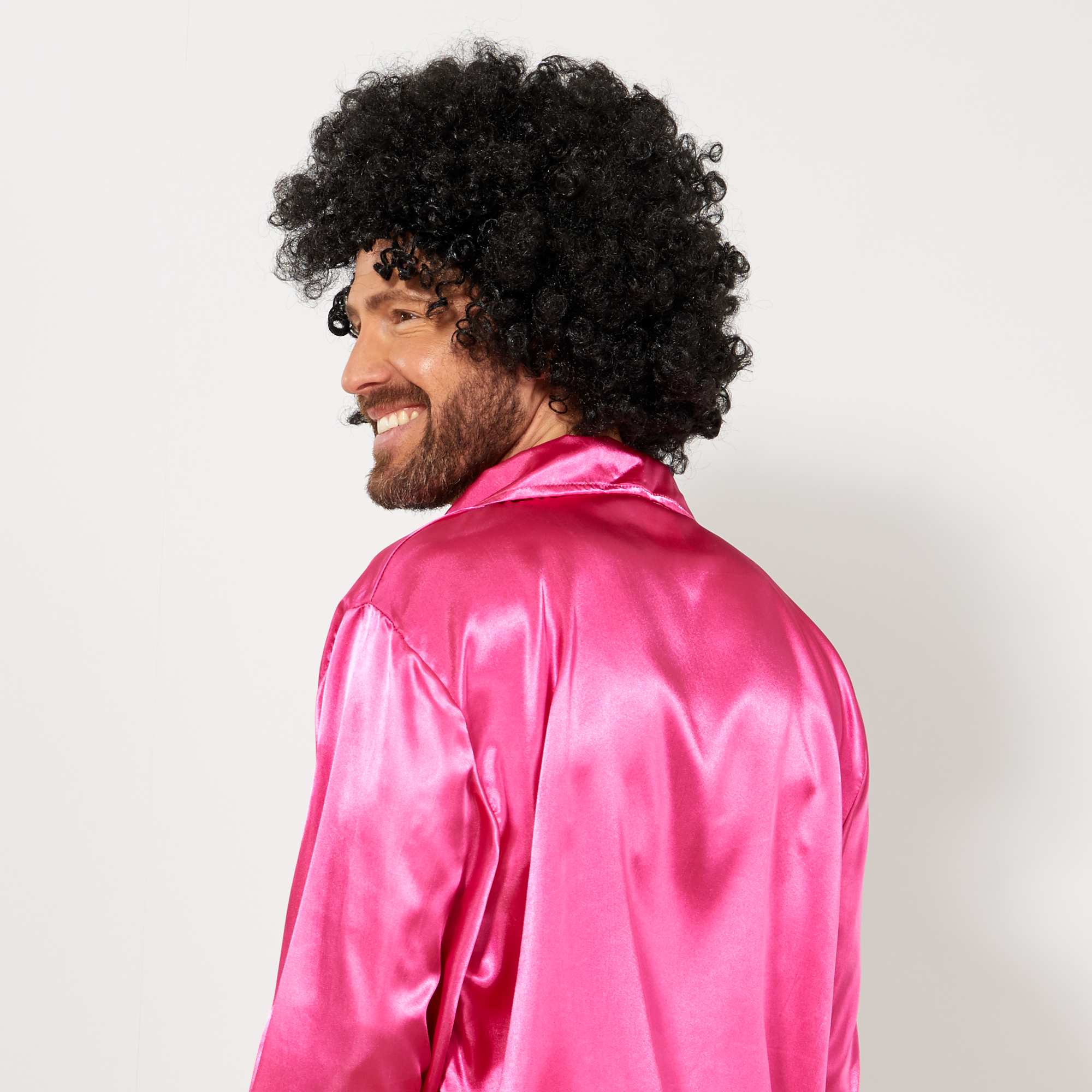 ANKAVERSE® Siyah Renk Kıvırcık Afro Bonus Peruk detay