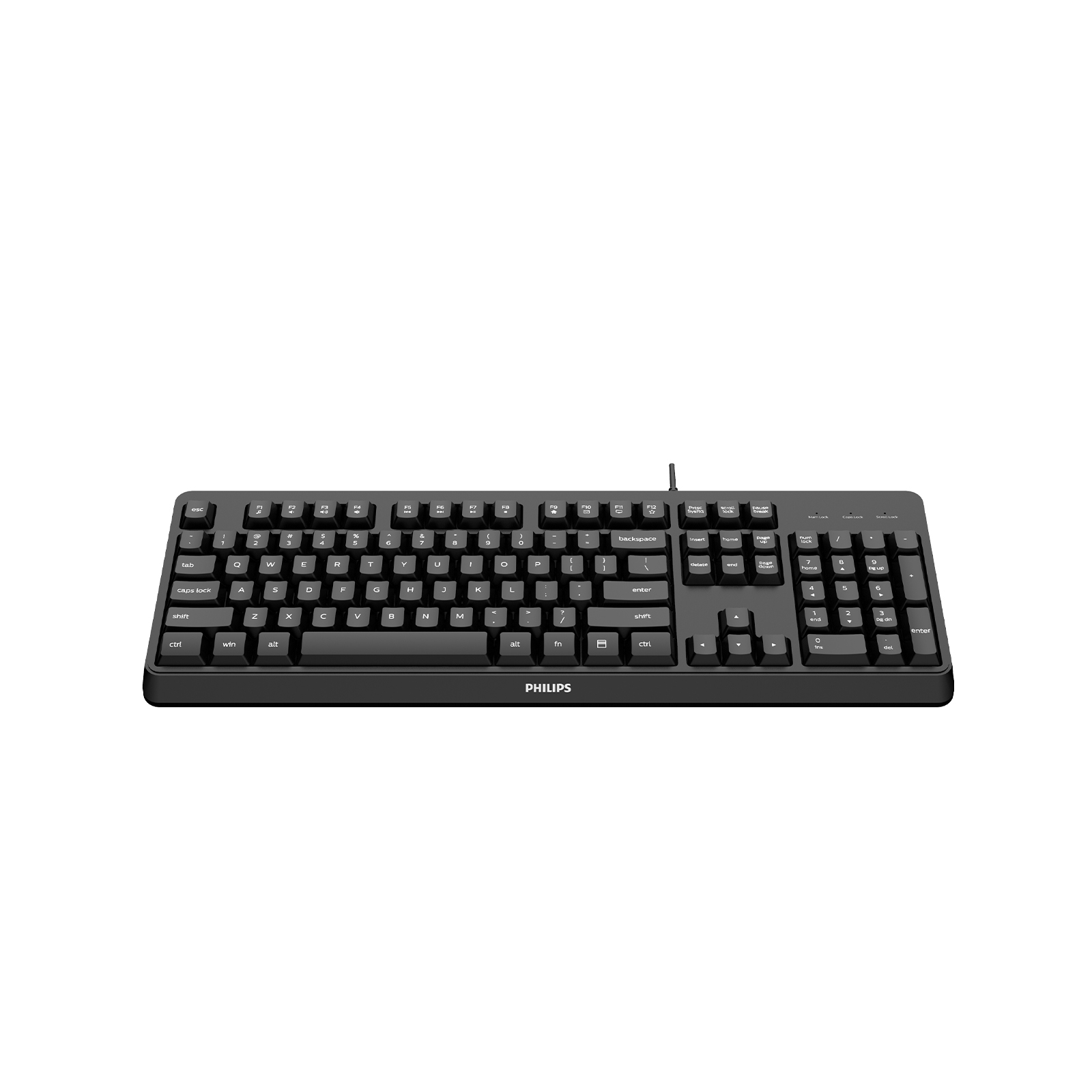 PHILIPS KABLOLU KLAVYE SPK6207BLB SİYAH