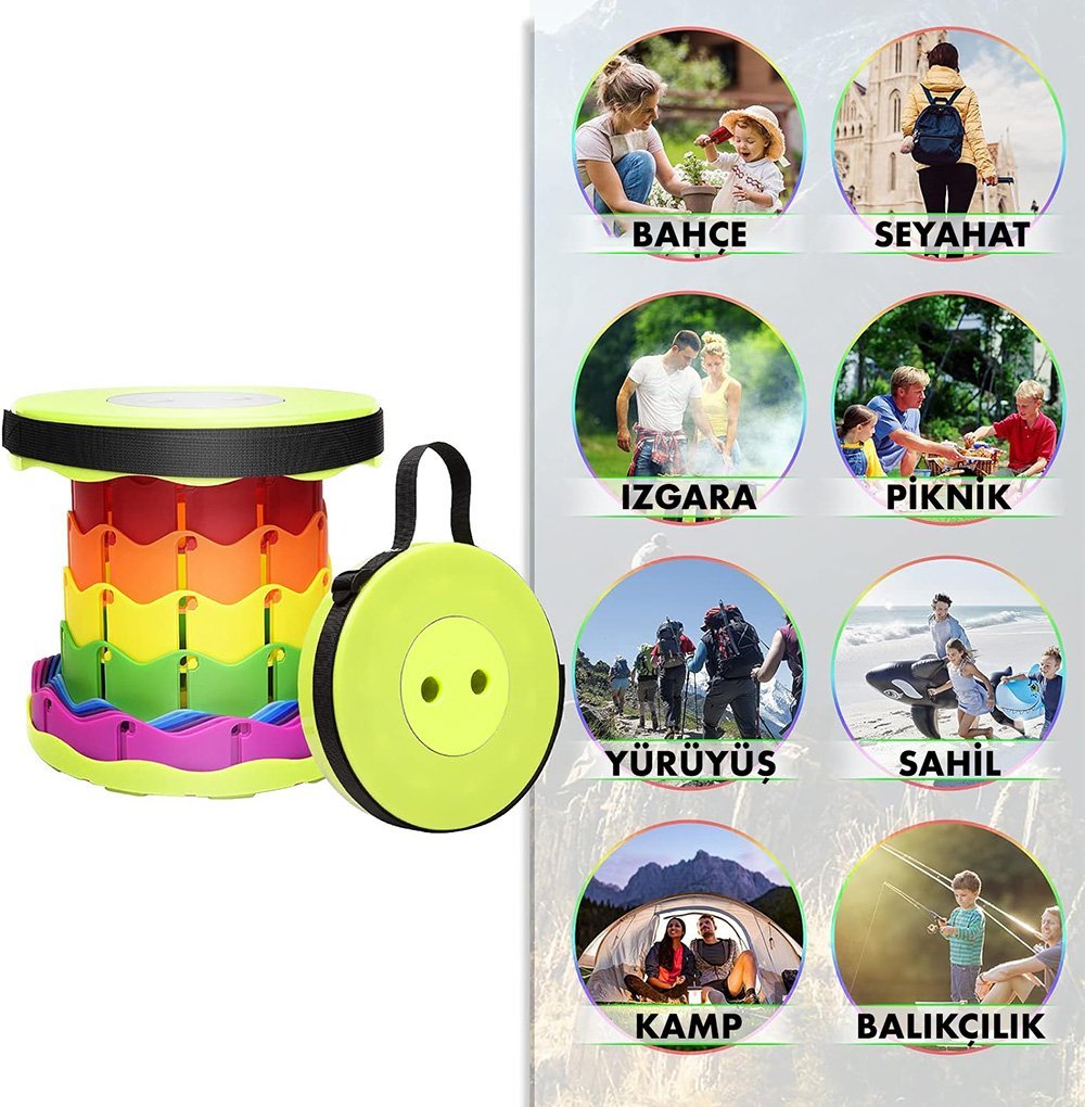 Sunup Portatif Çok Amaçlı Taşınabilir Tabure