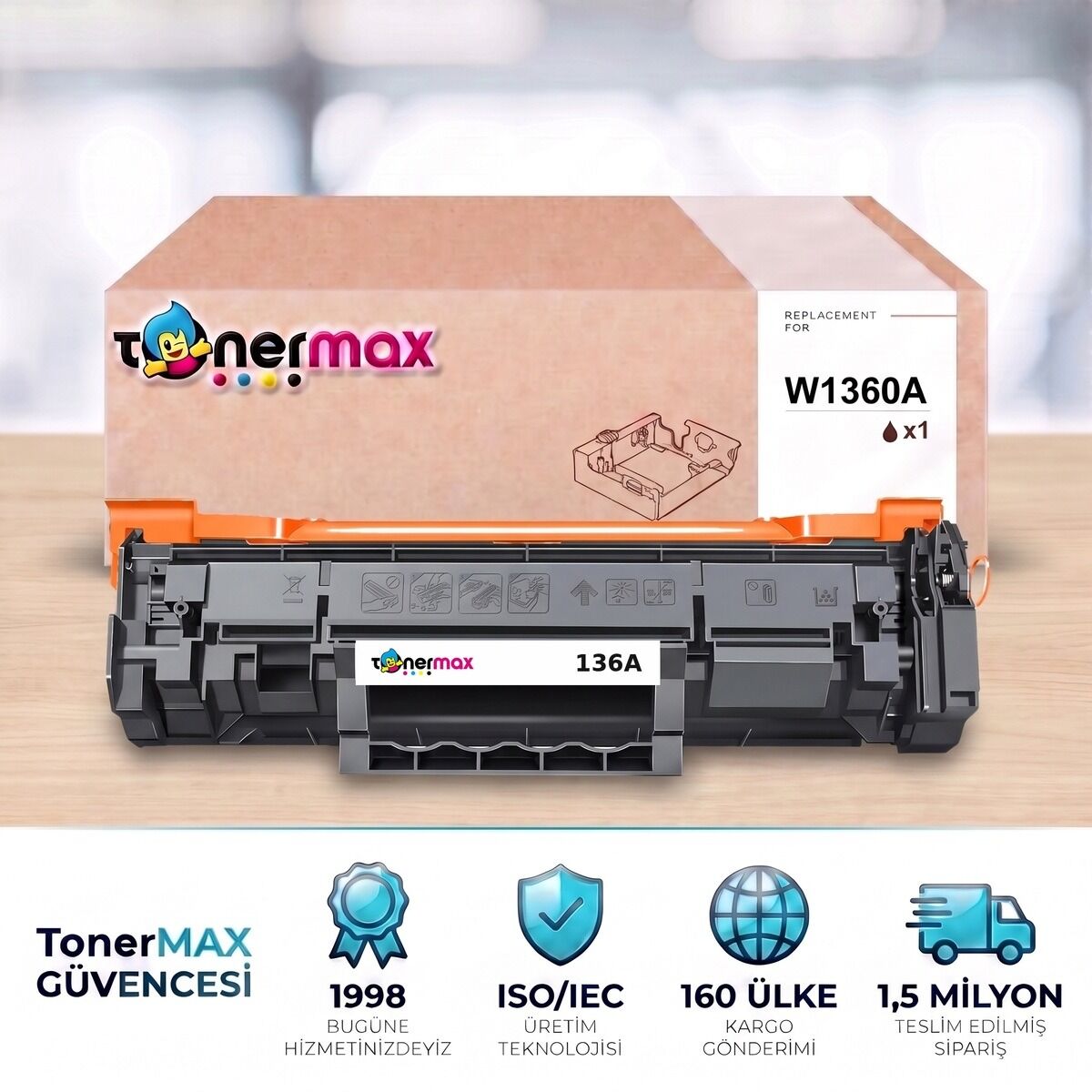 W1360A Muadil Toner A Plus
