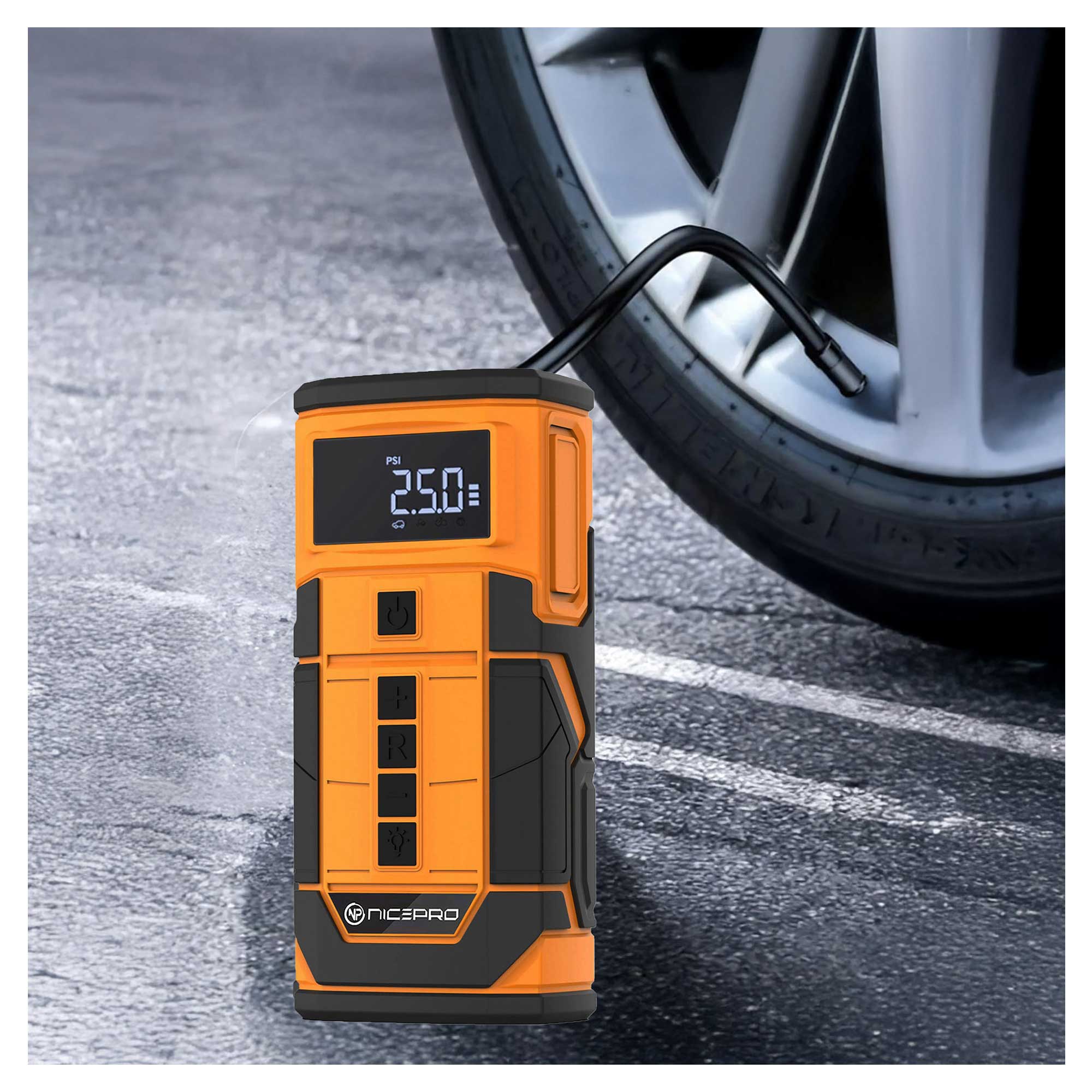 Npo A5577 Kablolu/kablosuz 8000MAH Şarjlı Taşınabilir Araç Fiyatı