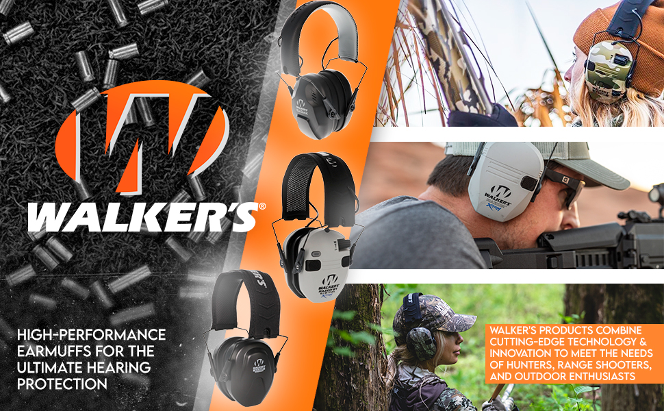 Walkers işitme koruması kulaklıkları
