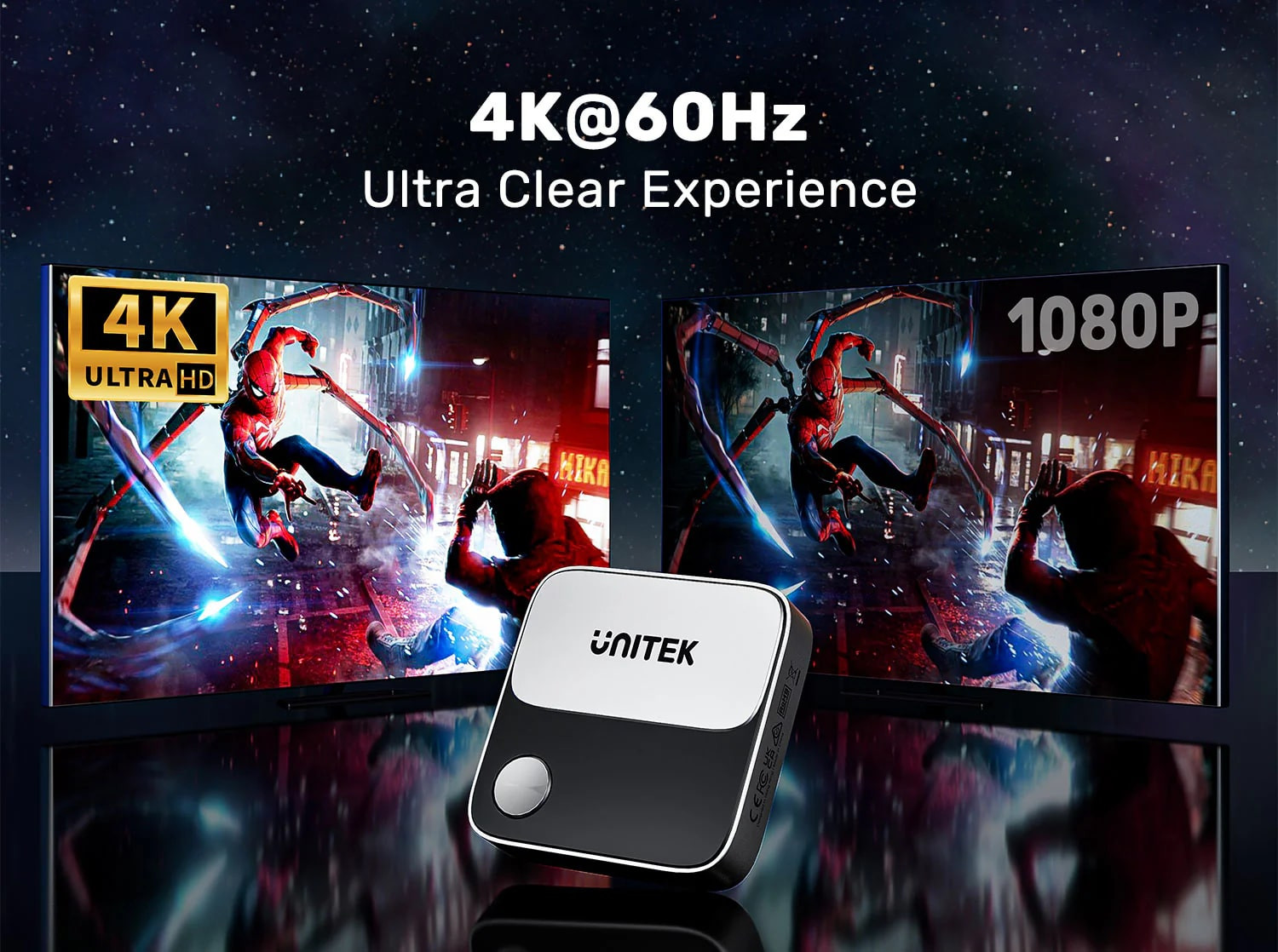 Unitek 4K Kablosuz Görüntü Aktarım Cihazı