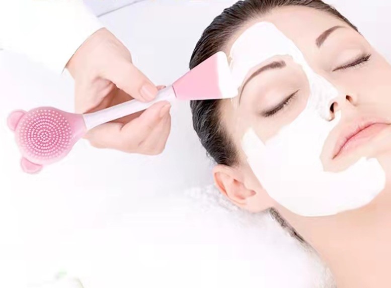 ANKAVERSE® Cilt Bakım Fırçası ve Maske Spatulası - Görsel 1